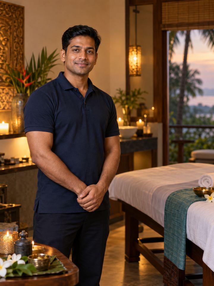 Certified male massage therapist in Goa